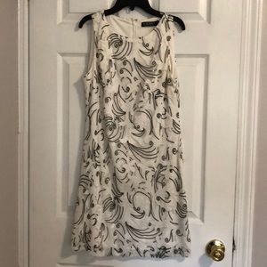 Lauren Ralph Lauren White/Black dress sz 10P